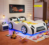 Modern Luxury LED Car-Shaped Kids Bed / Lixra