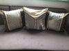 Shiny Silver And Purple Pillow Cover / Lixra