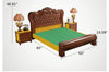 Vintage Simple European Wooden Luxury Bed/ Lixra