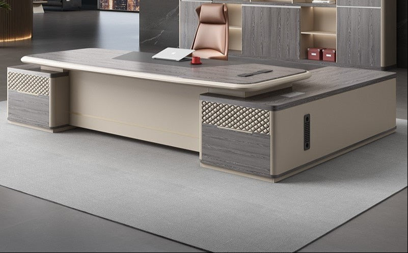 Elegant Design Wooden Office Desk / Lixra