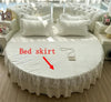 Microfiber Embroidered White Bedding Set