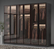 Ingenious Luxury Glass Door Wardrobe / lixra