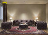 Luxurious Button Tufted Leather Sofa-Set / Lixra