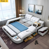Modern Multifunctional Astonishing Leather Bed / Lixra