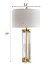 Golden Crystal Clarity LED Table Lamp