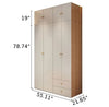 Versatile Wooden Wardrobe With Functional Storage Solutions/ Lixra