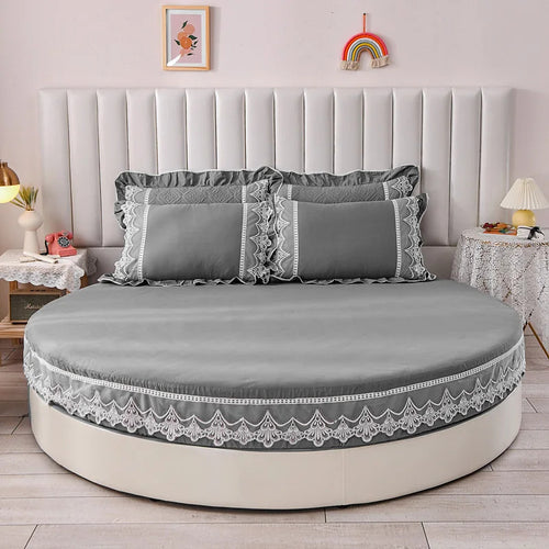 Organic Soft Cotton Round Bedsheets / Lixra
