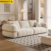 Modern Luxurious Velvet Fabric Button-Tufted Sofa / Lixra