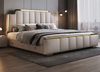 Modern Fusion Leather Bed With Storage Drawers / Lixra