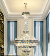 Charming Post Modern Crystal Chandelier / Lixra