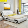 Stylish Luxurious Aesthetic Soft Leather Bed / Lixra