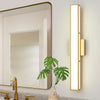 Cuboid-Shaped Wall Sconce Lighting In Gold Finish / Lixra