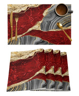 Stylish Marble-Inspired Placemats/ Lixra