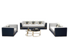 3-Pcs Mid Century Fabric Sofa Set / Lixra