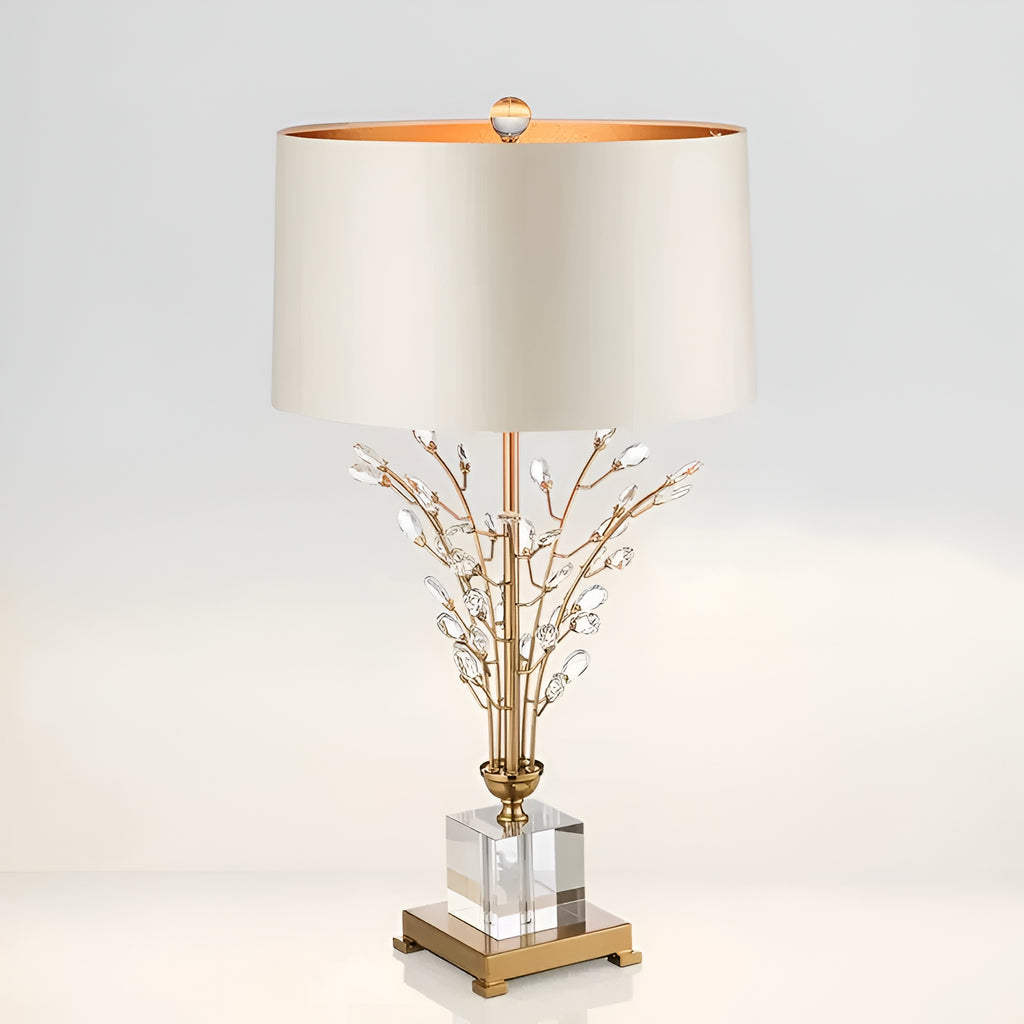 Gleaming Gold-Plated Table Lamp / Lixra