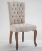 4-Piece Solid Wood Dining Chairs with Fabric / Lixra