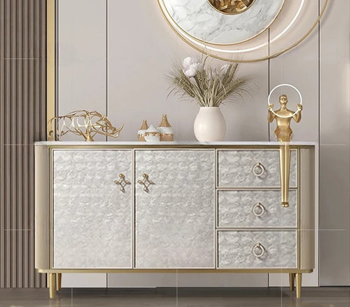 Luxurious Designed White Buffet Table / Lixra