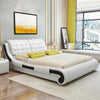 Stylish Luxurious Aesthetic Soft Leather Bed / Lixra