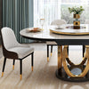Convertible Gleamy Marble Dining Table Set / Lixra