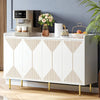 Elegant Utility Carved Triangle Buffet Cabinet / Lixra