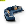 Modern Flair With A Unique Twist Special-Shaped Fabric Corner Sectional Sofa / Lixra