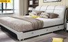 Rectangular Modern Leather Bed / Lixra