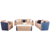 3-Pcs Leather Sofa Set for Living Room / Lixra