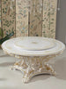 French Style European Marble Lazy Susan Round Dining Set / Lixra