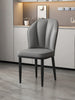 Luxurious Leather Upholstered Dining Chairs / Lixra