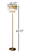 Golden Floor LED Lamp For Living Room
