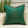 Shimmering Green & Colorful Pillow Cover / Lixra