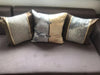 Shiny Silver And Purple Pillow Cover / Lixra