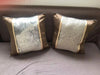 Shiny Silver And Purple Pillow Cover / Lixra