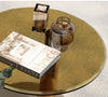 Marble Coffee Table Set With Glass Side Table / Lixra