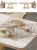Abstract Gold Marble Dining Table Set / Lixra