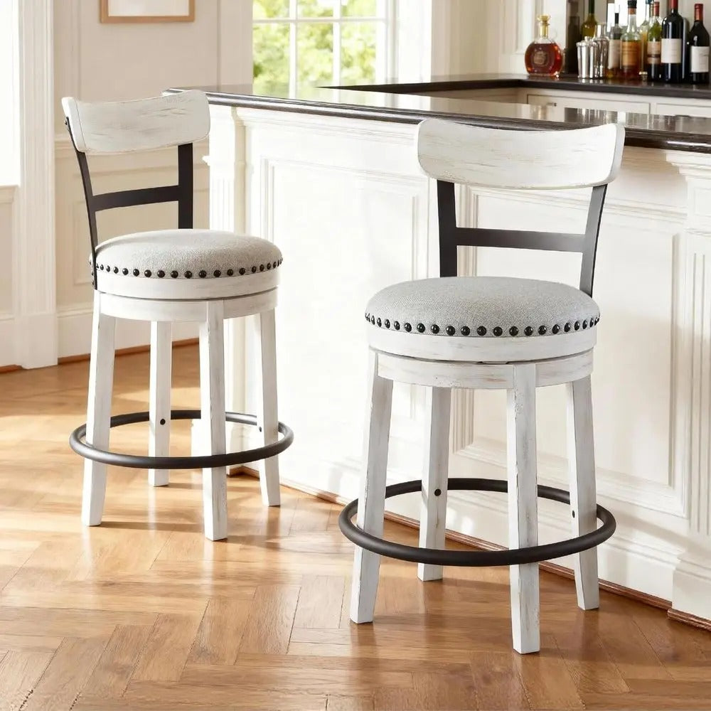 24" Modern Enduring Rotatable High Raised Chair / Lixra