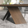 Rectangular Extendable Design Wooden Dining Table Set For 6 / Lixra 