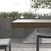 Rectangular Extendable Design Wooden Dining Table Set For 6