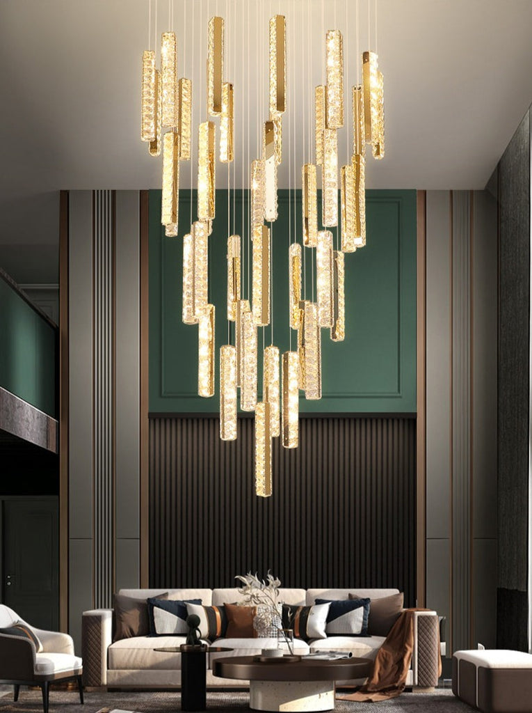 Ultra Modern Electroplated Crystal Chandelier - Lixra.com