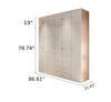 Versatile Wooden Wardrobe With Functional Storage Solutions/ Lixra