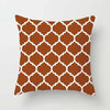 Cozy Geometrics Brown-White Texture Cushion Cover / Lixra