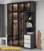 Ingenious Luxury Glass Door Wardrobe/ Lixra