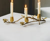 Nature Inspired Metal Candlestick Holder / Lixra