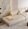 Modern Leather Upholstered Unique Sectional Sofa Set / Lixra