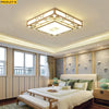 Luxurious Gold Square LED Ceiling Light / Lixra