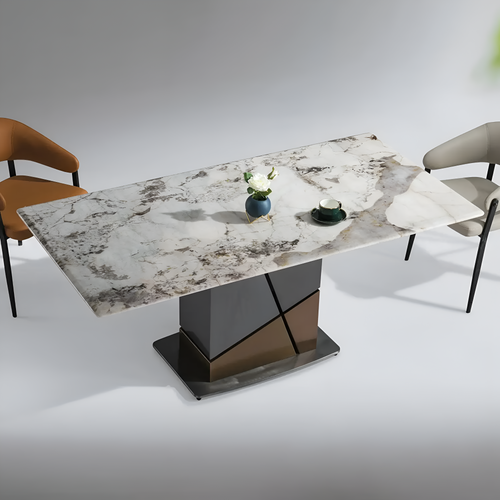 Resplendent Marble Modern Dining Table / Lixra