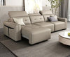Versatile Multi-Angle Electric Leather Sectional Sofa Bed/ Lixra