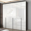 Multi-Functional Glassware & Wooden Base Wardrobe/ Lixra