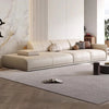 Modern Leather Upholstered Unique Sectional Sofa Set / Lixra