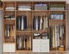 Versatile Wooden Wardrobe With Functional Storage Solutions/ Lixra